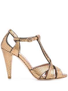 Twin-Set textured high heel sandals