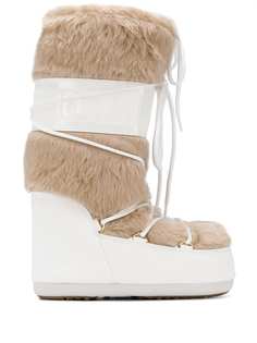 Moon Boot contrast drawstring boots