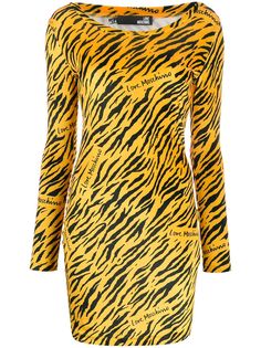 Love Moschino tiger-print mini dress