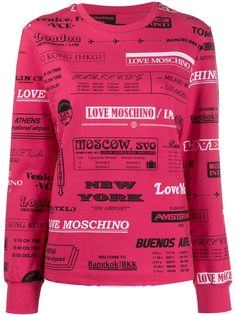 Love Moschino LMA all-over print sweatshirt