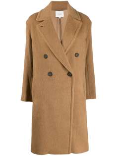 Vince woven double-breasted coat