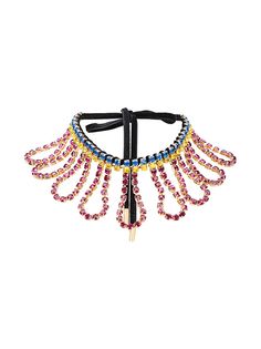 AREA crystal-embellished necklace