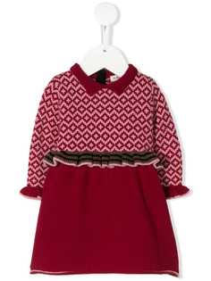 Caramel knitted dress