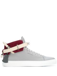 Buscemi buckled strap high top sneakers