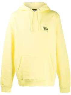 Stussy logo print hoodie