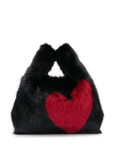 Simonetta Ravizza Mini Furrissima heart bag
