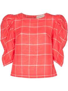 Mara Hoffman Katya puff sleeve blouse