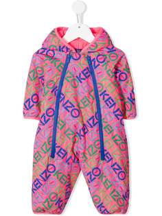 Kenzo Kids logo print snowsuit