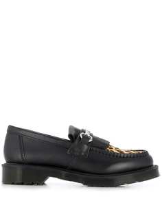 Dr. Martens leopard panel loafers