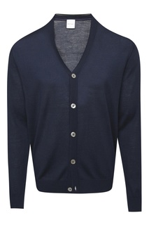 Синий кардиган из шерсти Paul Smith