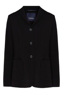 Черный однобортный пиджак MAX Mara