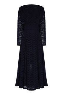 Темно-синее кружевное платье Vanya By Malene Birger