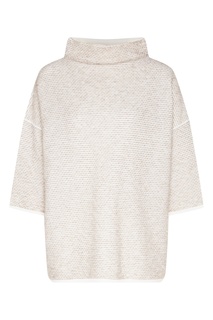 Серый свитер фактурной вязки MAX Mara