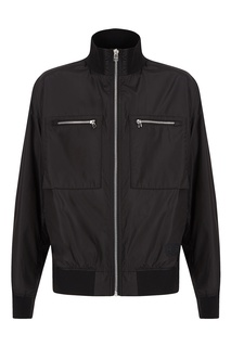 Черная куртка на молнии Hugo Boss