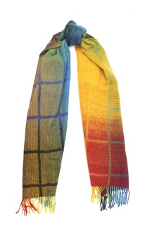 Шерстяной шарф в клетку Paul Smith