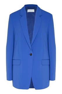 Синий однобортный пиджак Hugo Boss