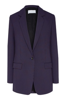 Фиолетовый однобортный пиджак Hugo Boss