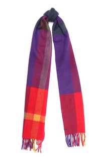 Красно-фиолетовый шарф Paul Smith