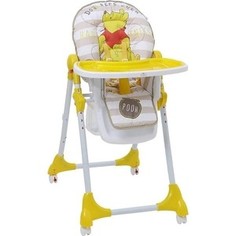 Стульчик для кормления POLINI kids Disney baby 470 Медвежонок Винни Чудесный день желтый 1 827430