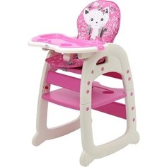 Стульчик для кормления POLINI kids 460 розовый 2 827423