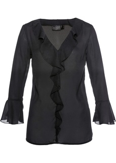 Блузка с воланами Bonprix