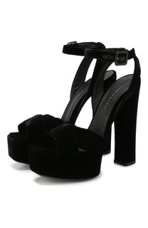 Бархатные босоножки Betty Giuseppe Zanotti Design