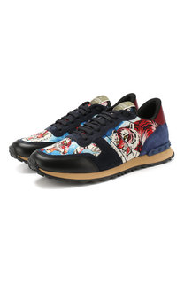 Комбинированные кроссовки Valentino Garavani Rockrunner Valentino