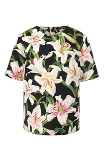Хлопковый топ Dolce & Gabbana