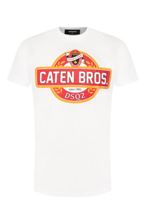 Хлопковая футболка Dsquared2