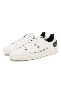 Кожаные кеды Valentino Garavani Net Valentino