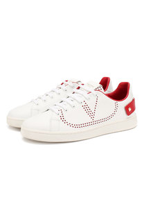 Кожаные кеды Valentino Garavani Net Valentino
