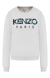 Хлопковый пуловер Kenzo