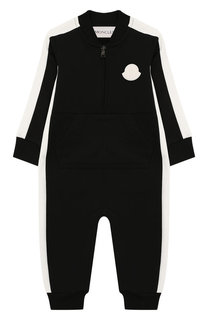 Хлопковый комбинезон Moncler Enfant