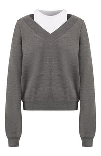 Шерстяной пуловер T by Alexander Wang