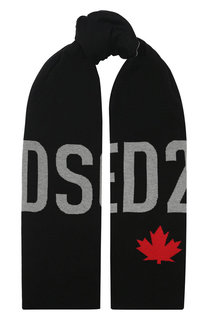 Шарф из смеси хлопка и кашемира Dsquared2