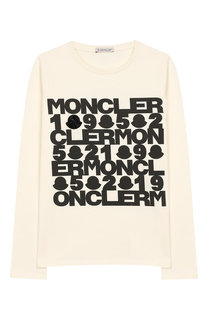 Хлопковый лонгслив Moncler Enfant