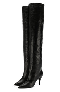 Кожаные ботфорты Kiki Saint Laurent
