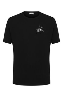 Хлопковая футболка Saint Laurent