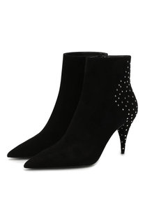 Замшевые ботильоны Kiki Saint Laurent