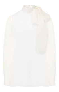 Блузка из смеси вискозы и шелка Valentino