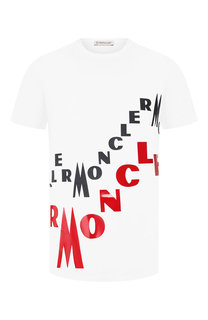 Хлопковая футболка Moncler