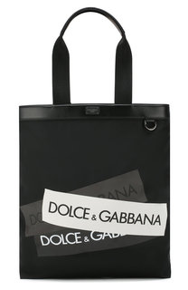Текстильная сумка-шоппер Dolce & Gabbana