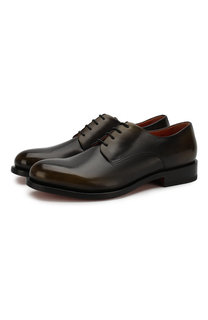 Кожаные дерби Santoni