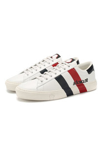 Кожаные кеды Monpellier Moncler