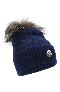 Шапка из смеси шерсти и кашемира Moncler