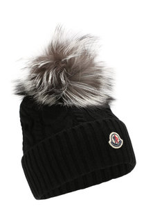 Шапка из смеси шерсти и кашемира Moncler