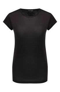 Футболка из смеси шелка и шерсти Tom Ford
