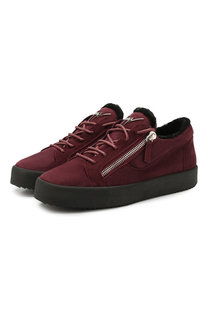 Замшевые кеды Frankie Winter Giuseppe Zanotti Design