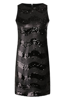 Платье с пайетками Emporio Armani
