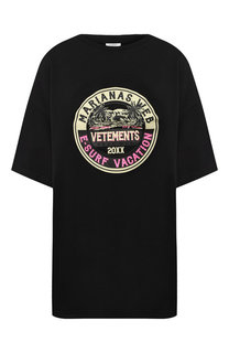 Хлопковая футболка Vetements